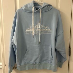 Oversized Blue Hoodie